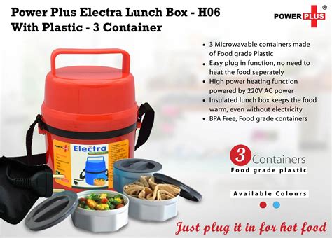 H06 – Power Plus Electra Lunch Box Plastic